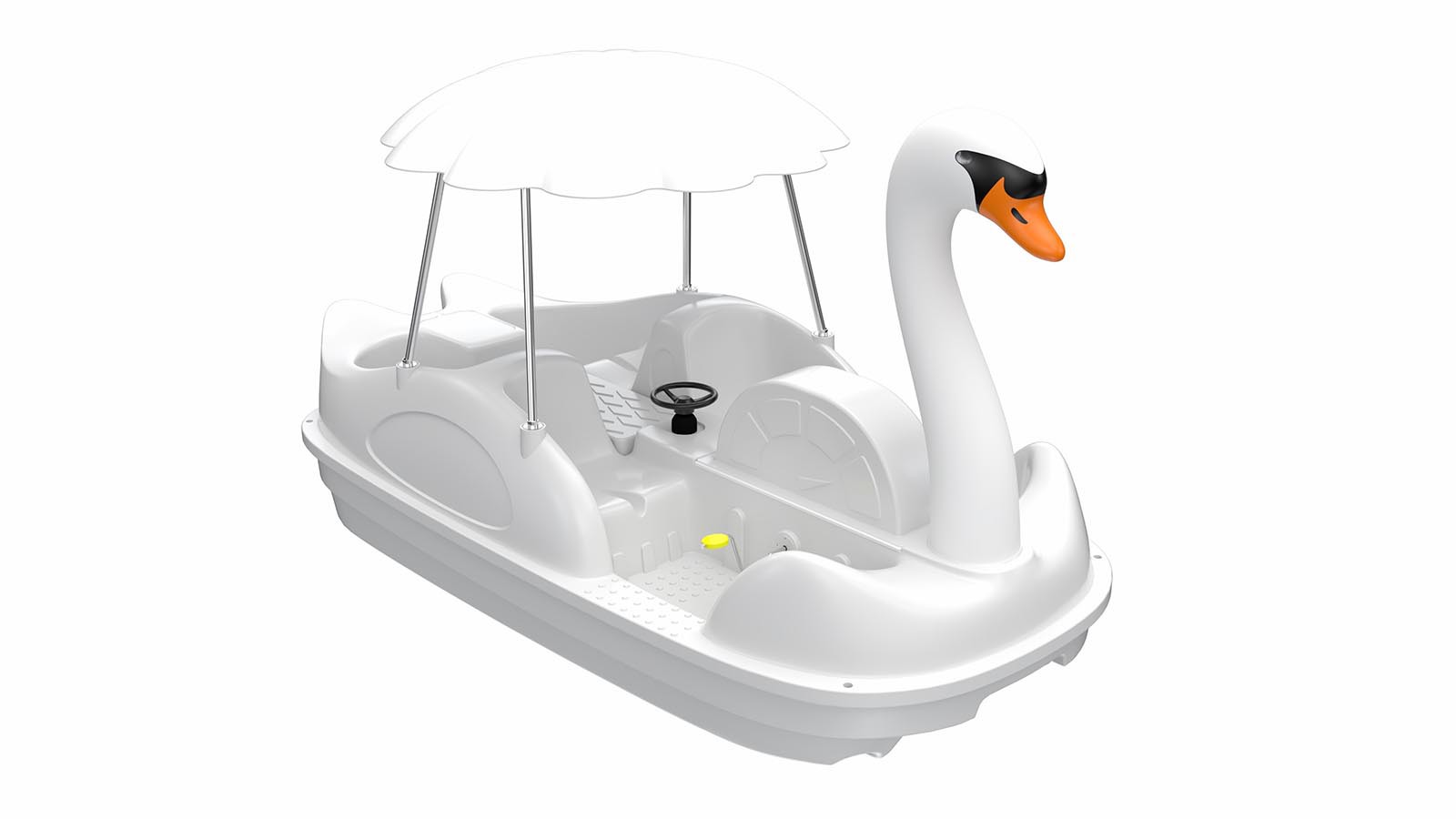 swan paddle boat at the beach swan paddle boat at the beach